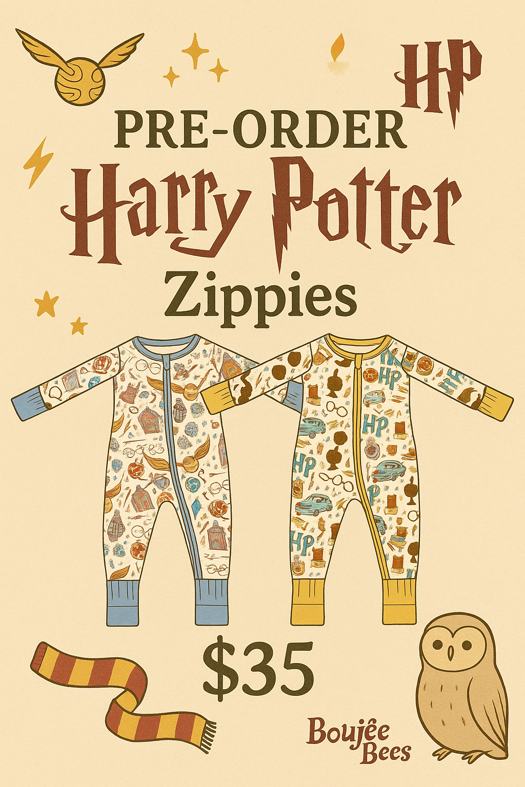 Harry Potter Yellow Zippie RTS