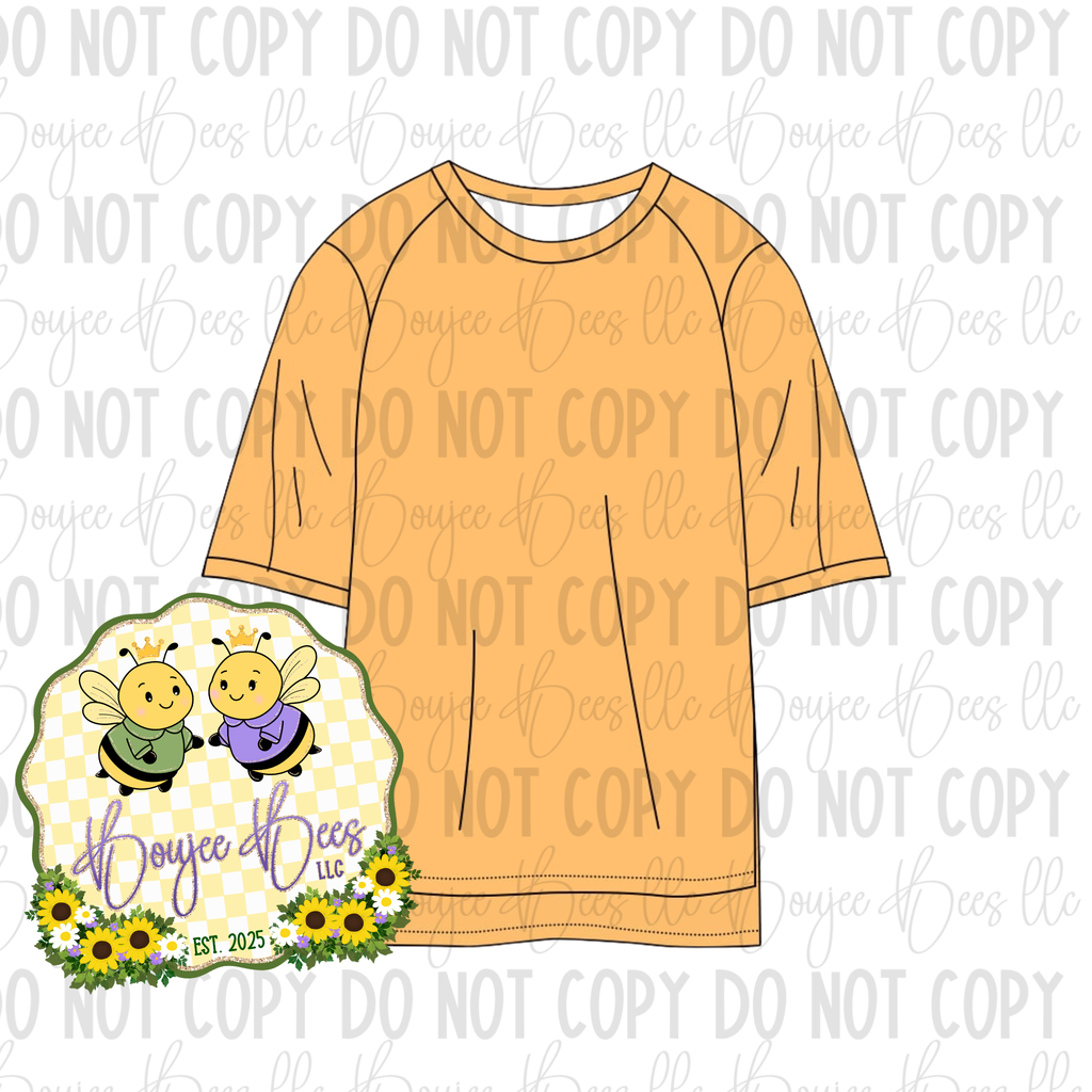 Mousey Hallows Orange Adult Solid Bamboo Tee
