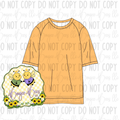 Mousey Hallows Orange Adult Solid Bamboo Tee