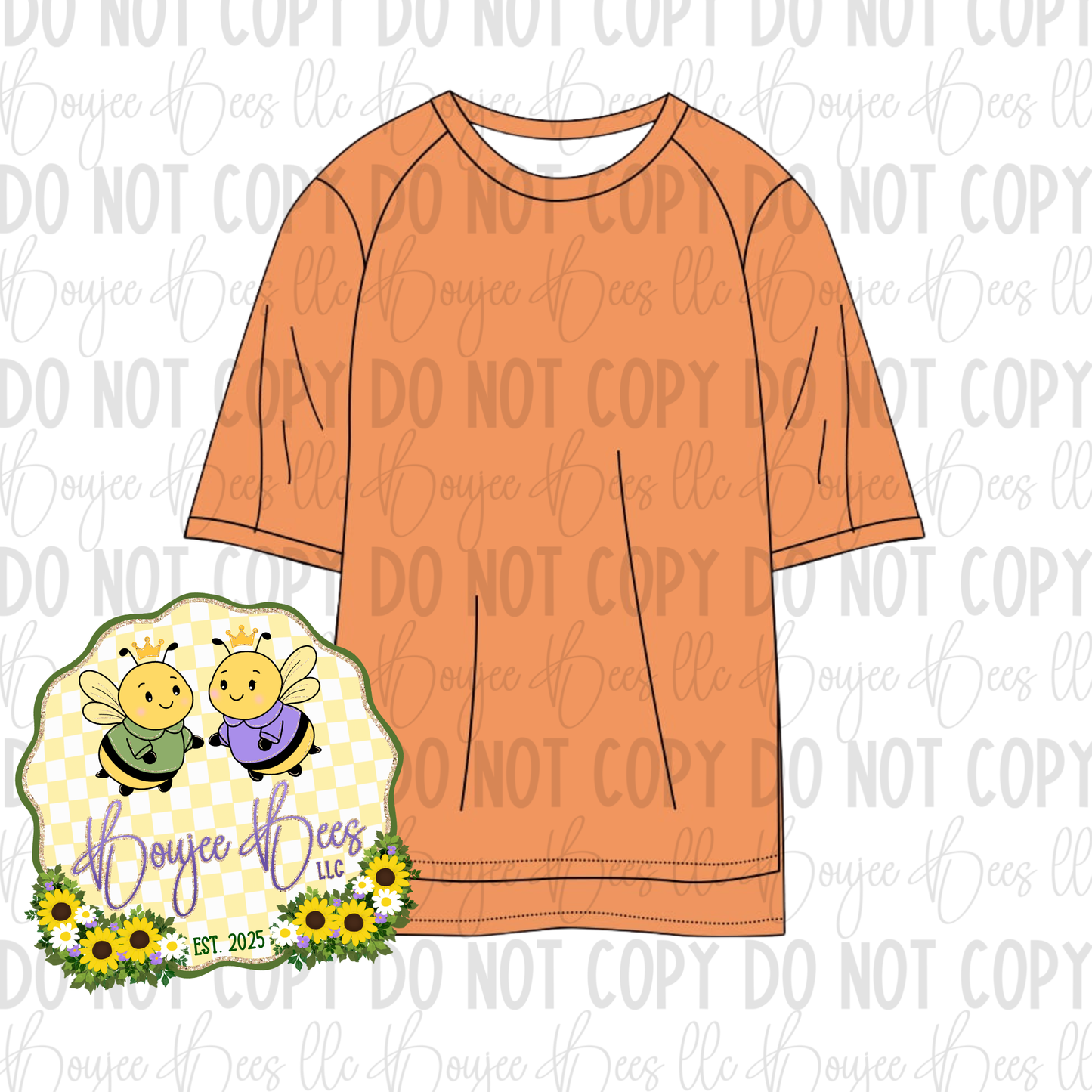Thankful Orange Adult Solid Bamboo Tee