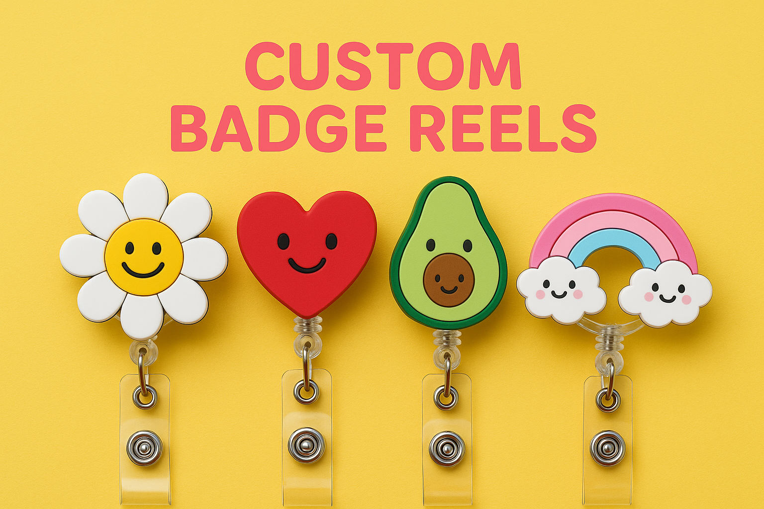Mystery Acrylic Badge Reel