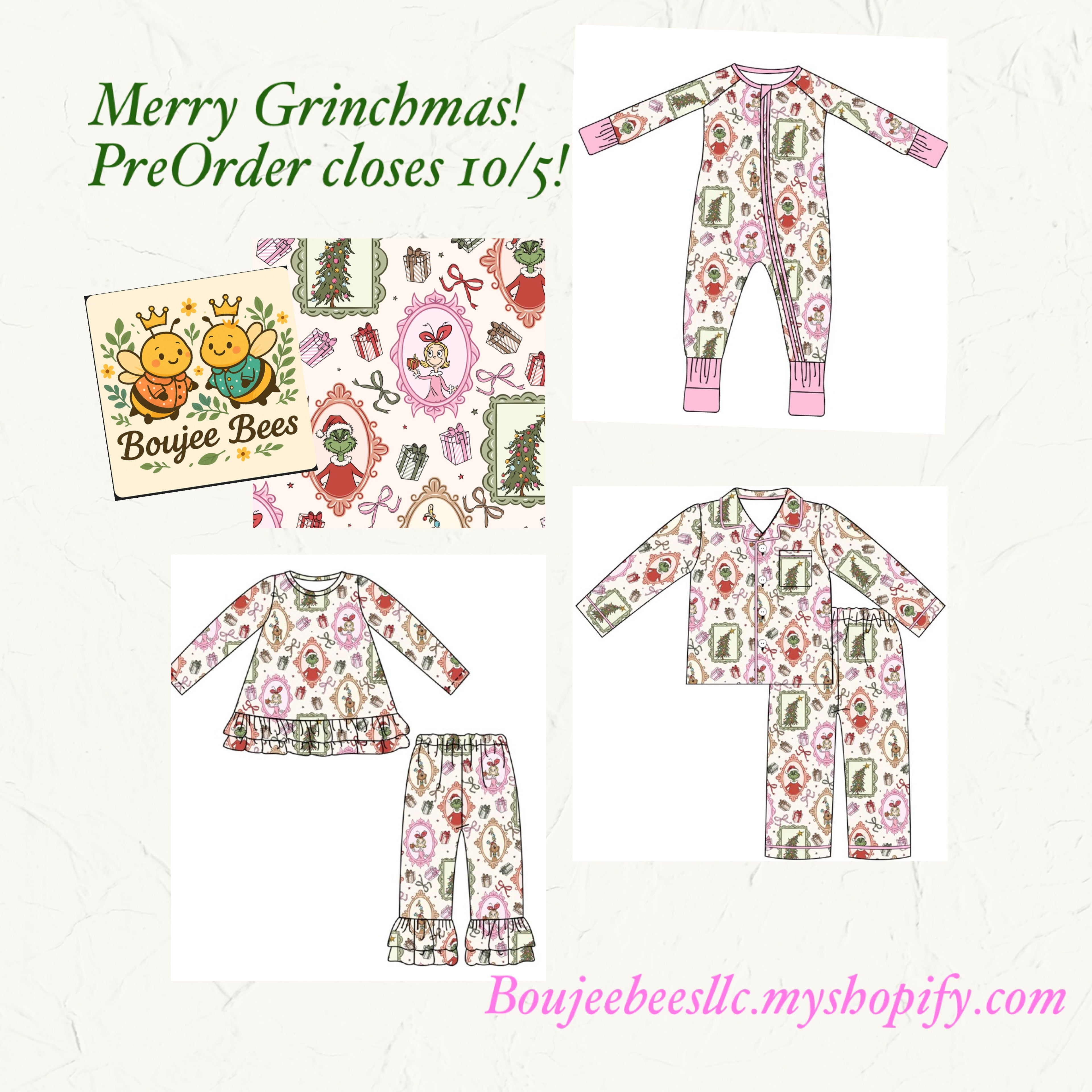 Merry Grinchmas! Kids 2 Piece Set RTS