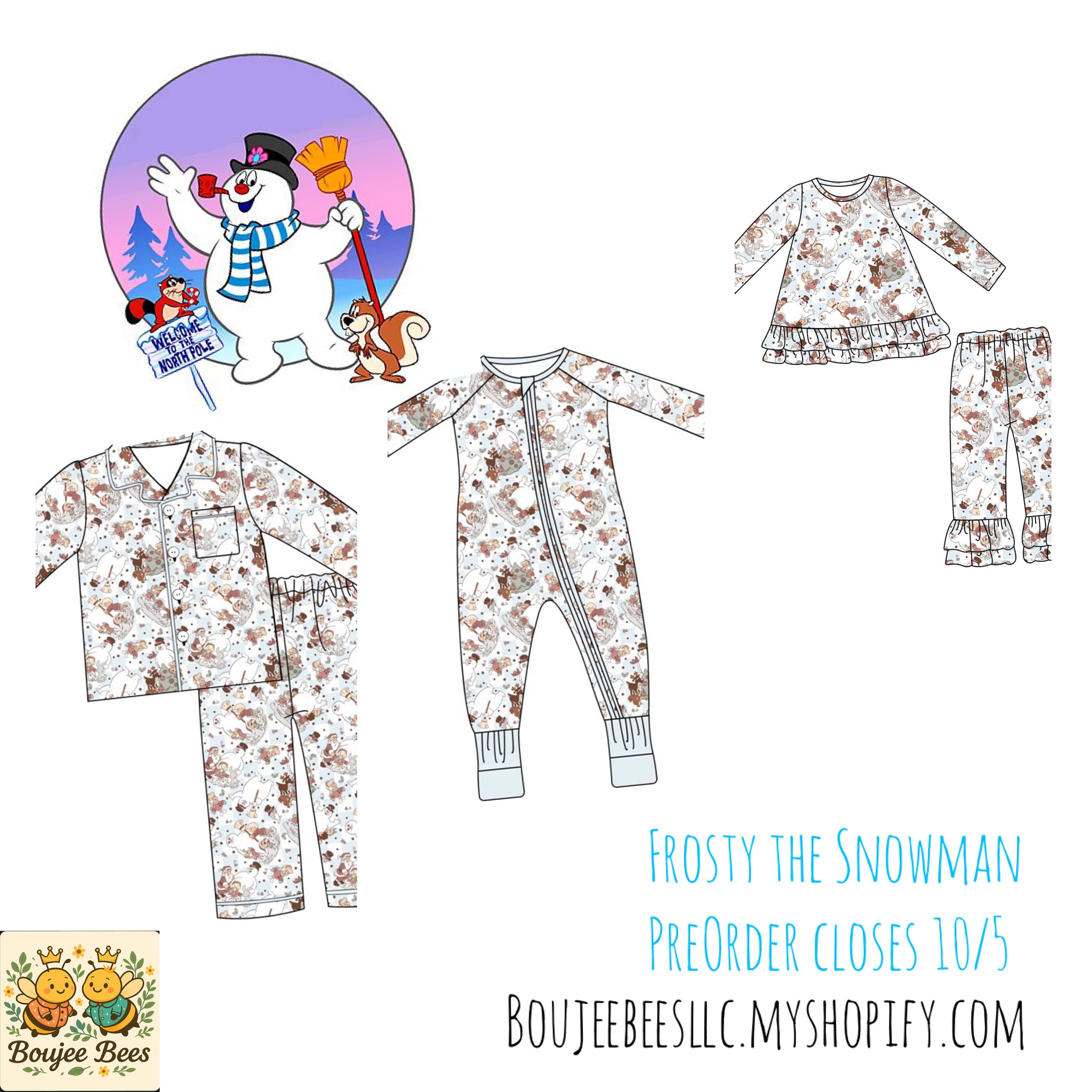 Frosty the Snowman Girls 2 Piece Set RTS