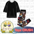 Tay’s Crush Adult Bamboo Tee & Black Joggers Set