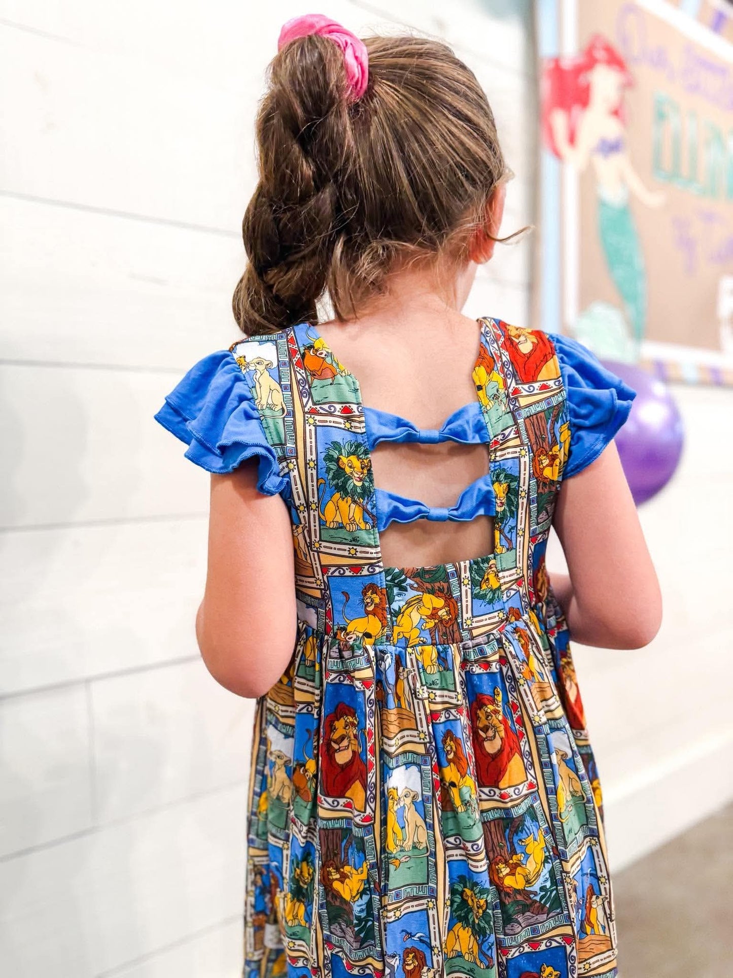 Hakuna Matoddler Bow Back Peplum 2 Piece Set