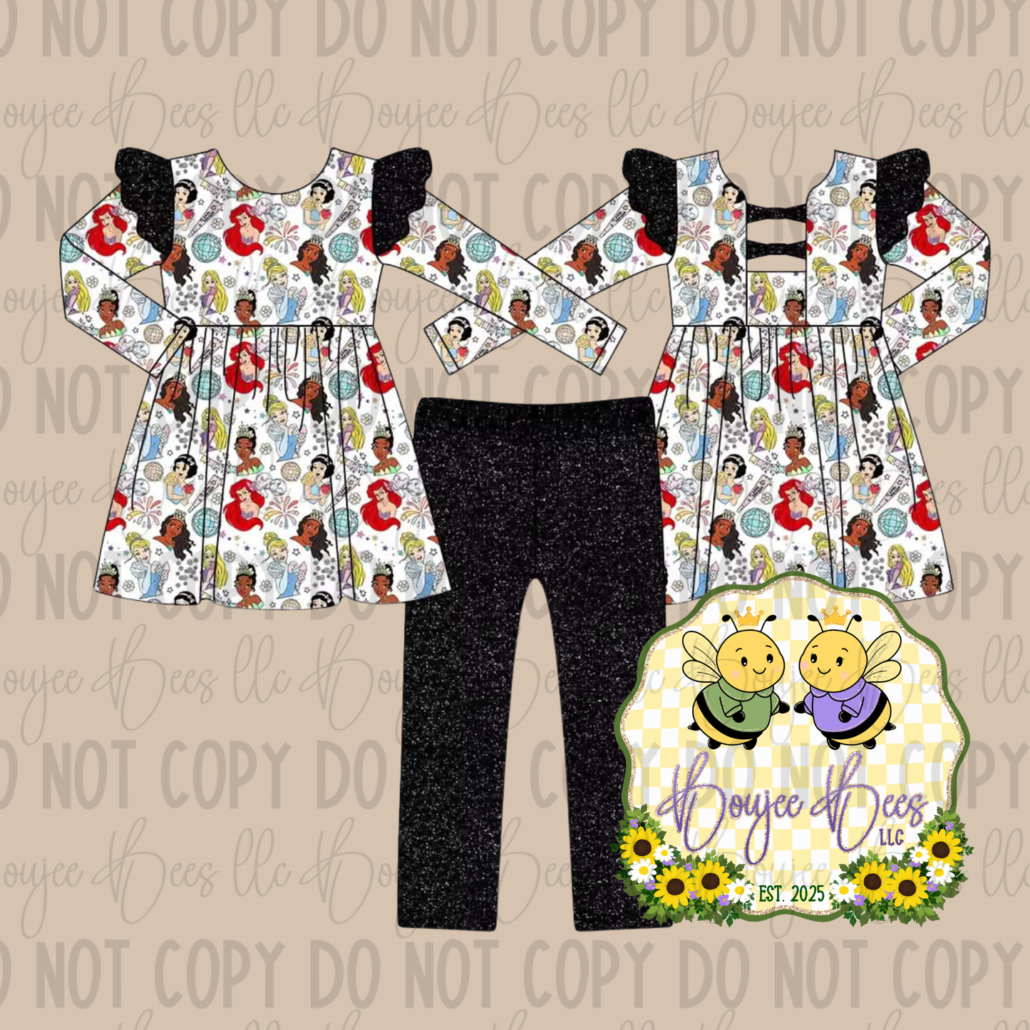 Royal NYE Throw Back Peplum 2 Piece Set