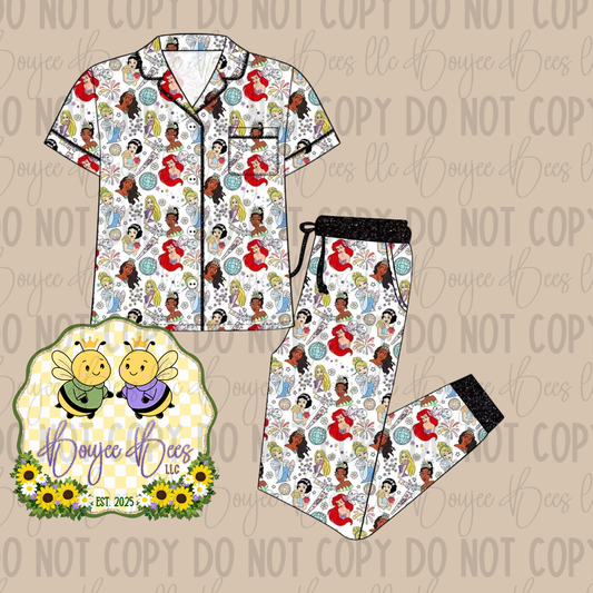 Royal NYE Throw Back 2 Piece Set