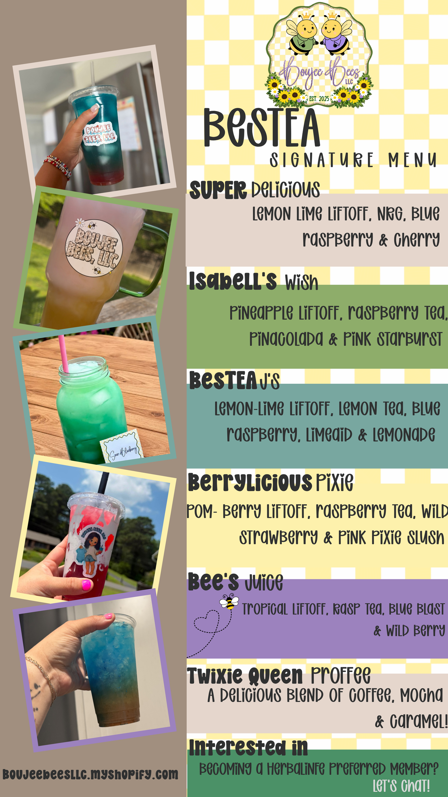 Signature BesTEAs Menu