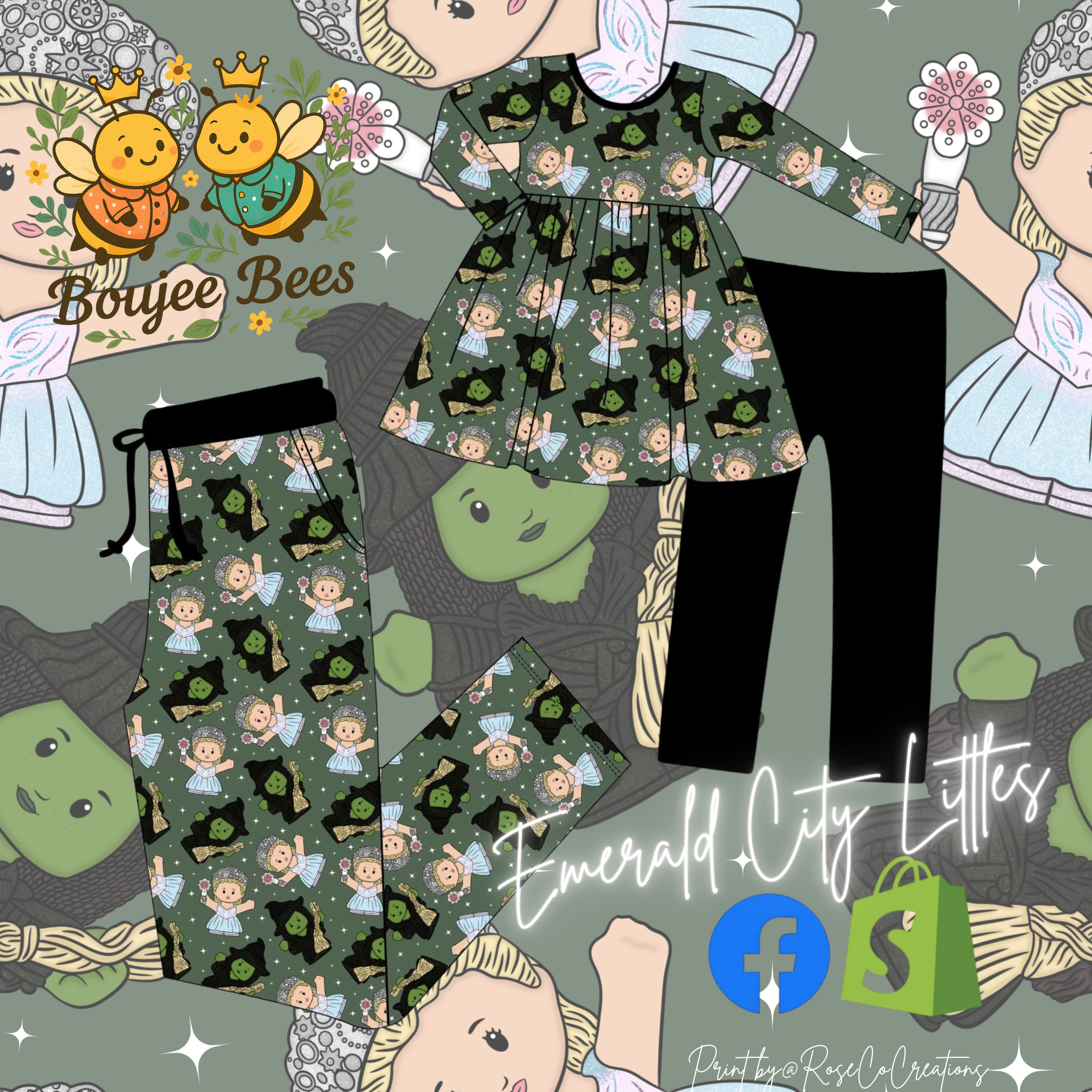 Emerald City Littles 2 Piece Twirl Set