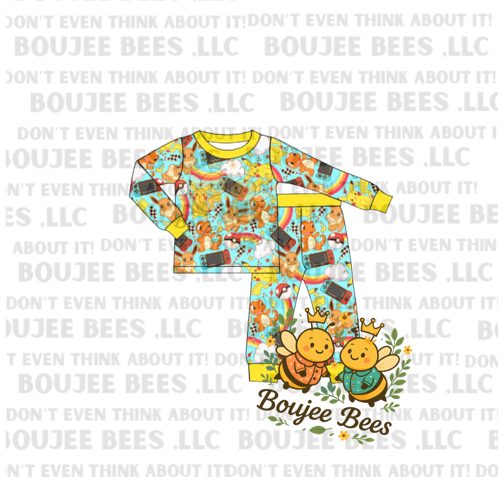 Gotta Bamboo ‘em All 2 Piece Set