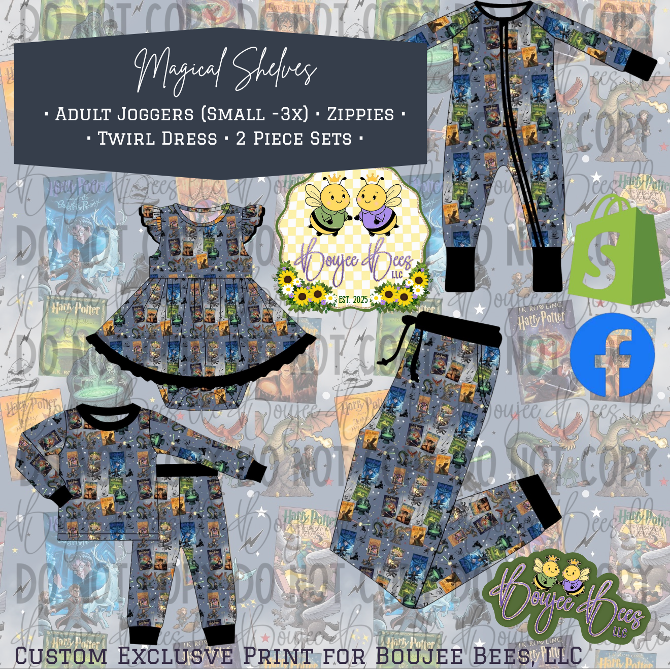 Magical Shelves Adult Joggers