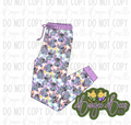 Checkered Stitch Adult Joggers