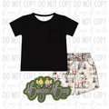 Farm Friend Cuties Shorts and Pocket T Set
