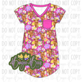 Moooove Over Adult Nightgown