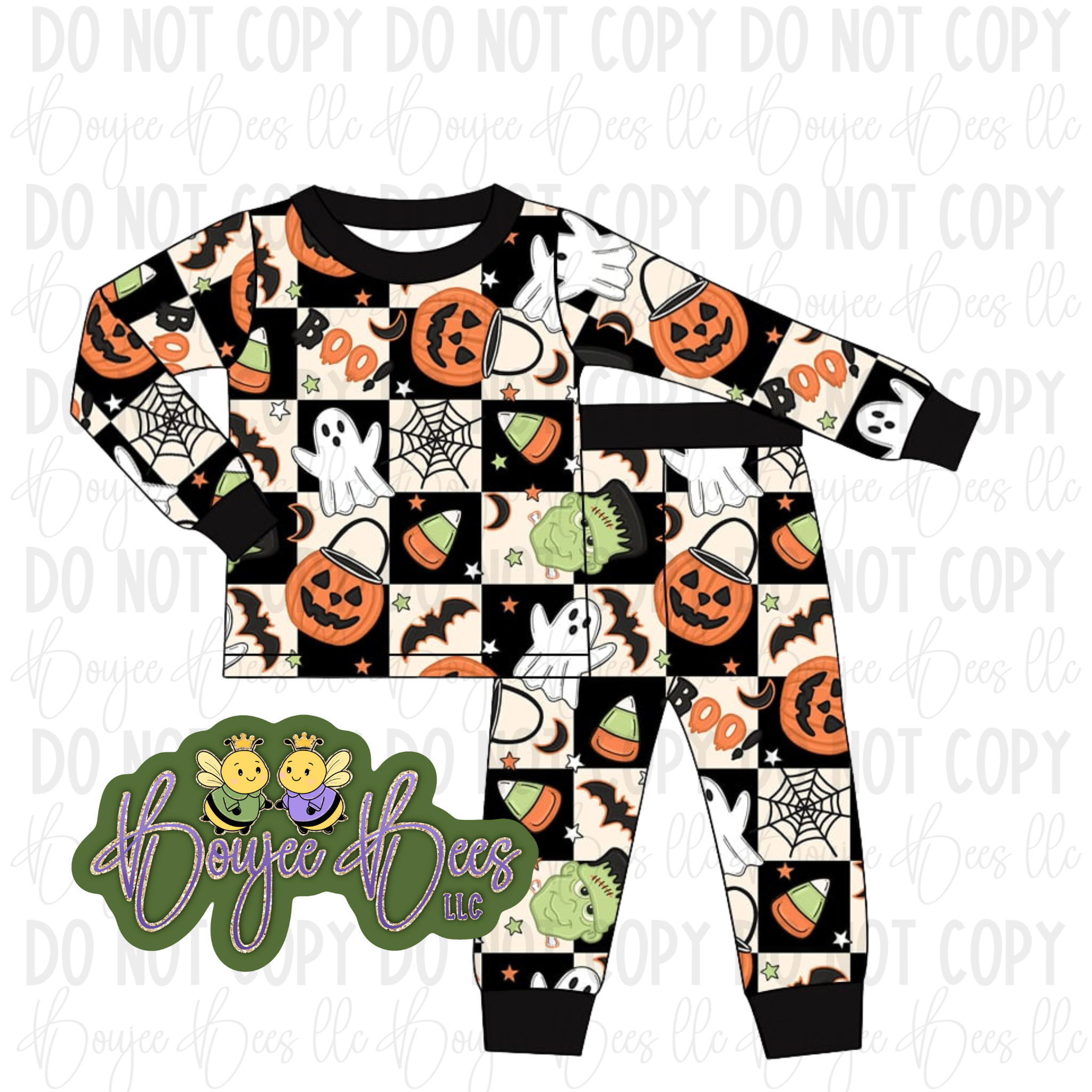 Franken Checks 2 Piece Set