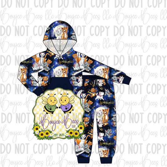 Oh Touloose 2 Piece Hoodie Daywear Set